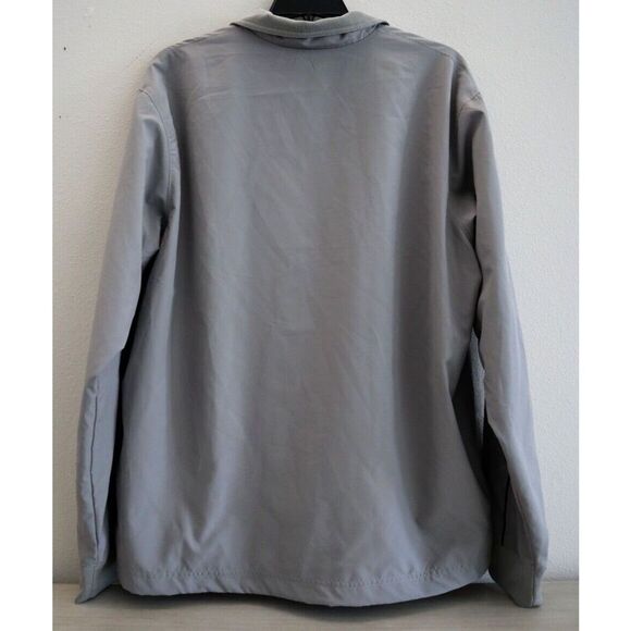 Nike 274009-082 Men's Sz XL Gray Sportswear Full Zip Windbreaker Track Jacket - Picture 2 of 10